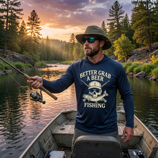 Fishing Fly Performance Hoodie -