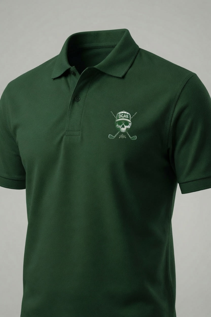 Skull Logo Performance Golf Polo