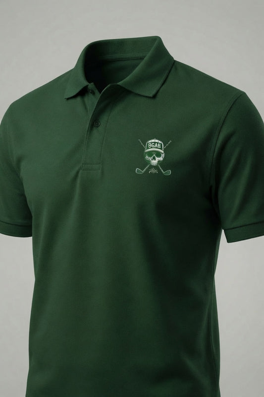 Skull Logo Performance Golf Polo