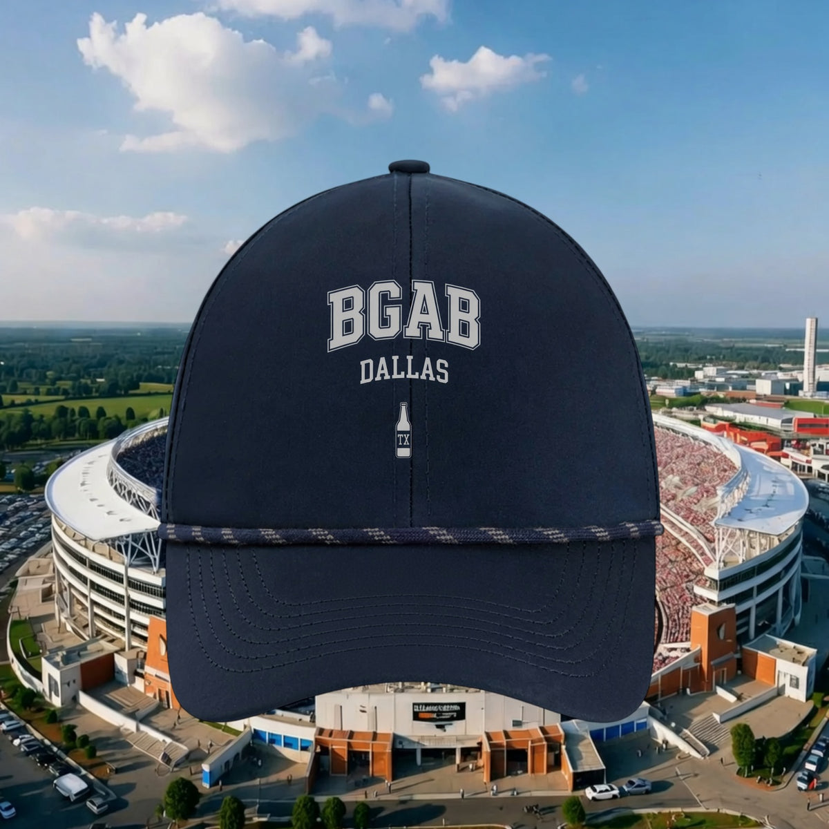 BGAB Dallas Bottle Cap Rope Hat