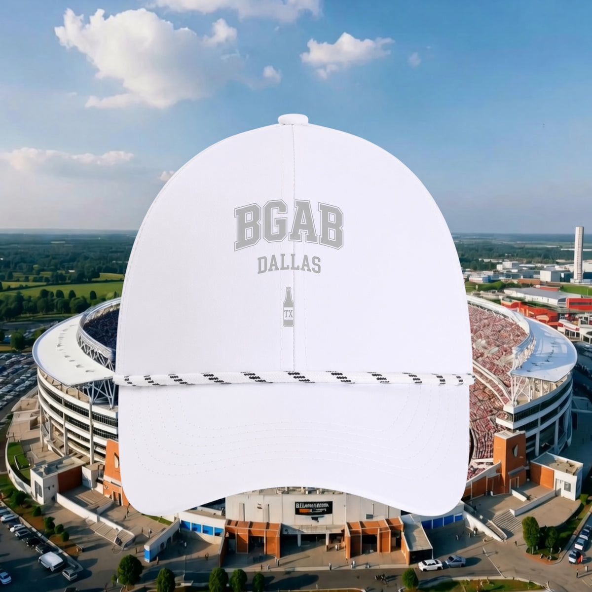 BGAB Dallas Bottle Cap Rope Hat