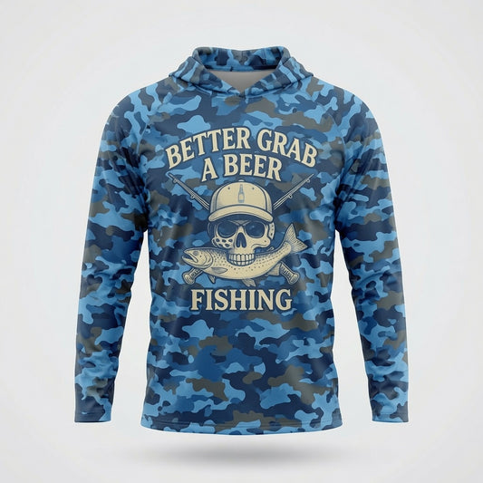 Fishing Fly Performance Hoodie - Camo