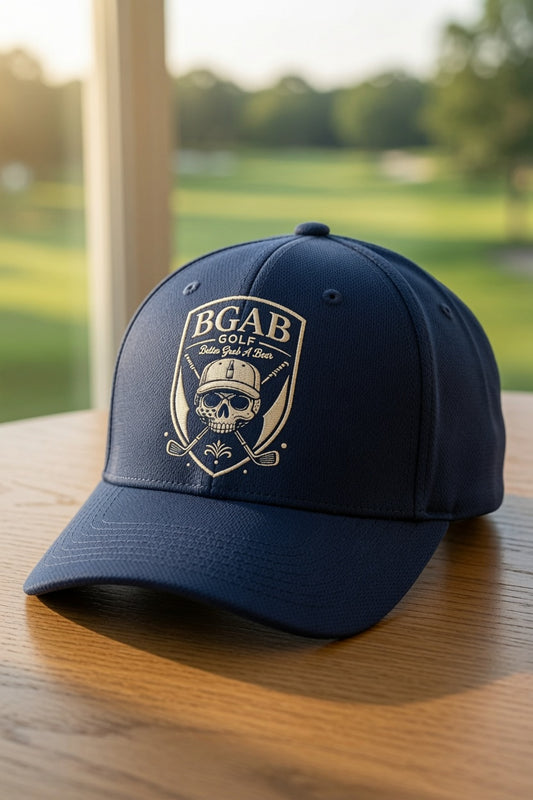 BGAB Golf Skull Badge Hat