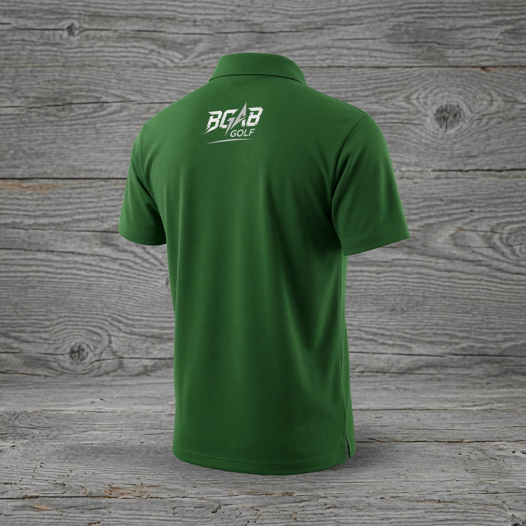 BGAB Shield Logo Golf Pro Polo Stretchy