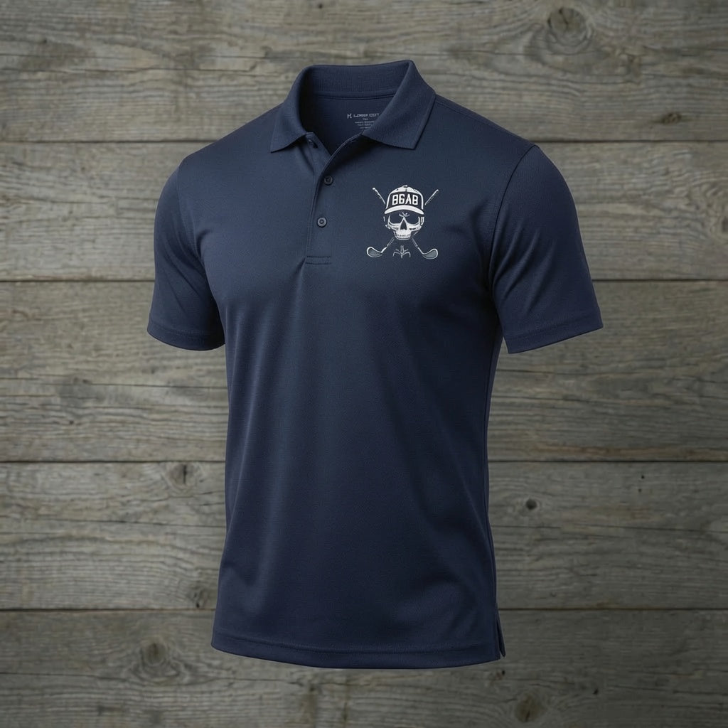 BGAB Golf Skull Golf Polo