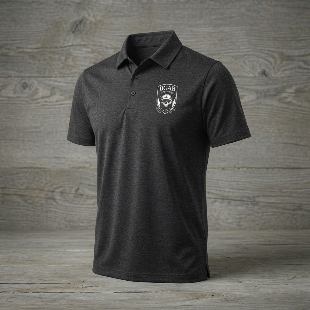 BGAB Shield Logo Golf Pro Polo