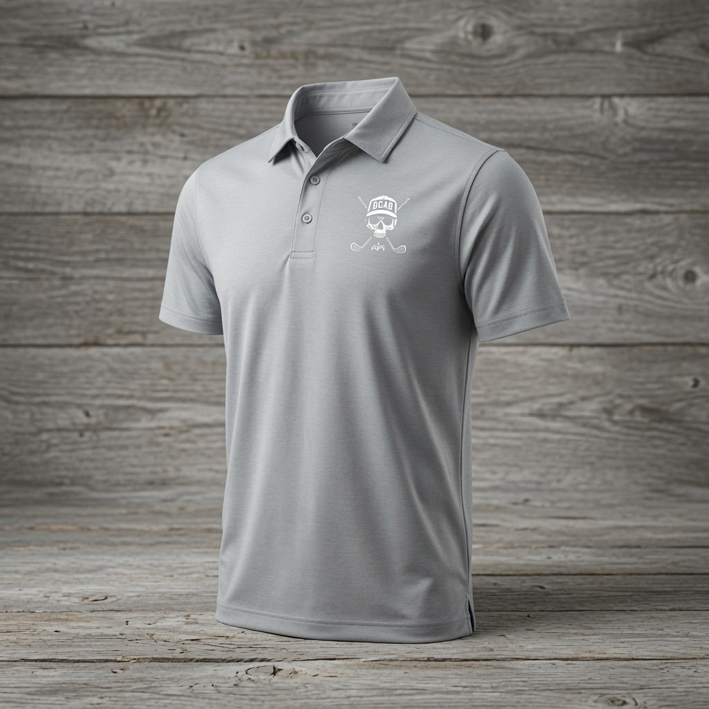 BGAB Golf Skull Golf Pro Polo