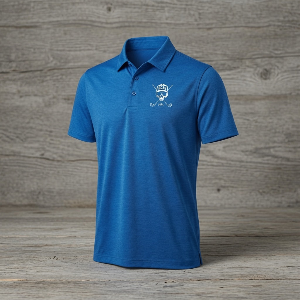 BGAB Golf Skull Golf Pro Polo