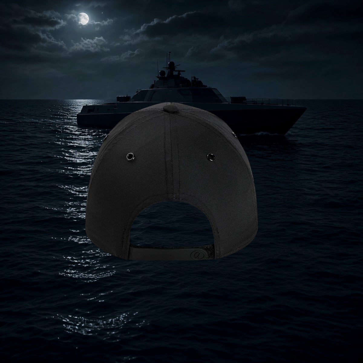 Better Grab A Beer black performance rope hat featuring a structured six-panel design and rubberized backstrap