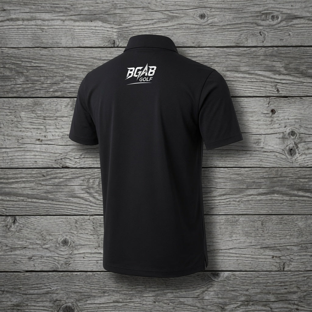 BGAB Shield Logo Golf Pro Polo Stretchy