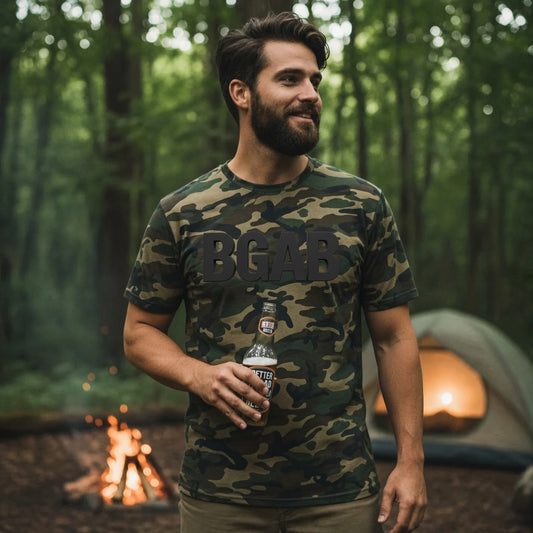 BGAB Predator Camo Black T