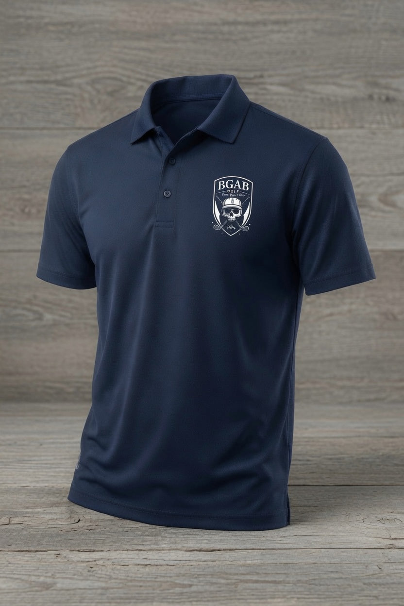 BGAB Shield Logo Golf Polo